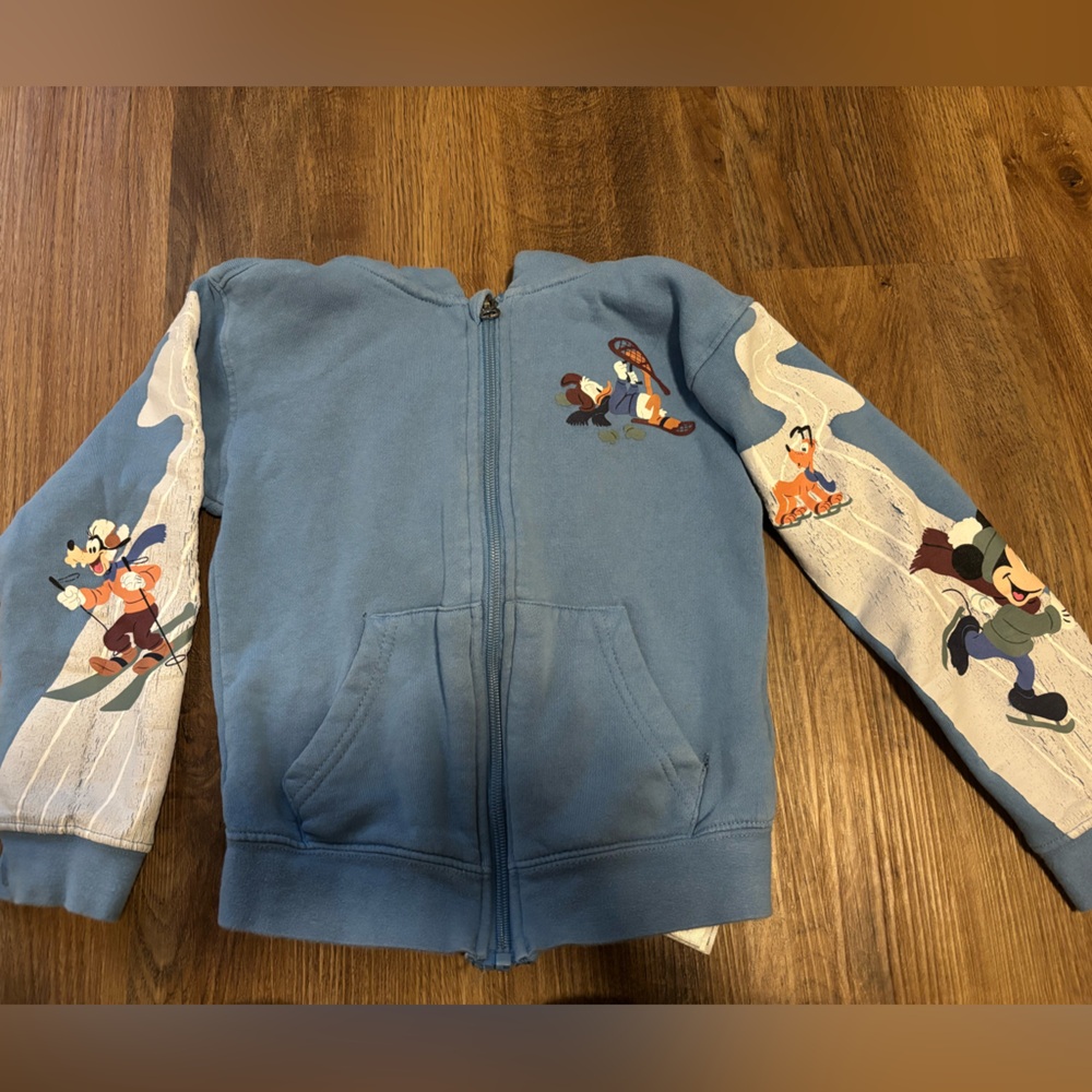 Disney Parks boys zip up hoodie size 5/6